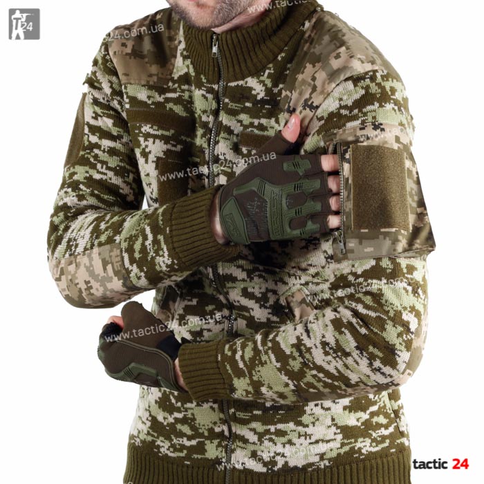 Офицерский свитер на змейке "Уставной Украина" в военторг tactic24.com.ua