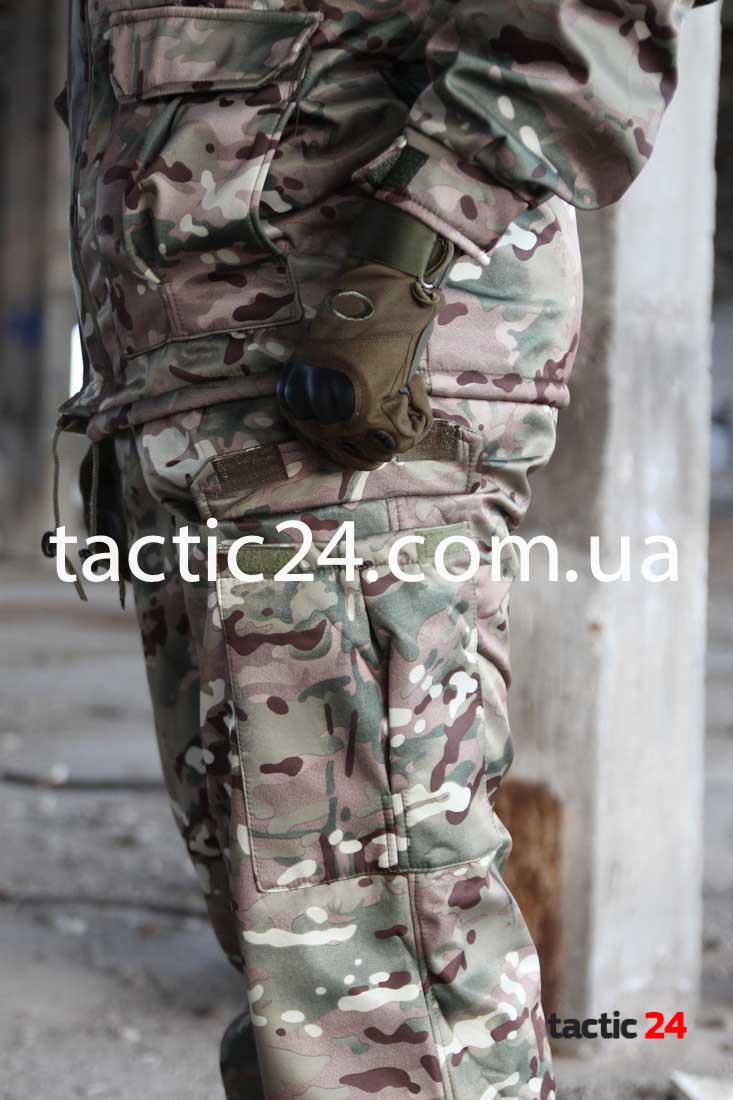 Камуфляжный костюм (312) Дюспо-флис Тактический Парка + Штаны Multicam в военторг tactic24.com.ua