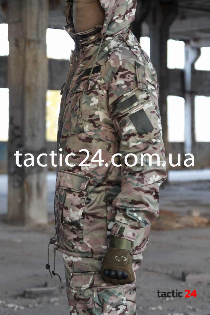 Камуфляжный костюм (312) Дюспо-флис Тактический Парка + Штаны Multicam в военторг tactic24.com.ua