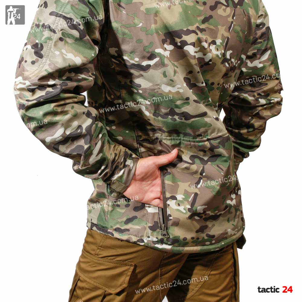 Куртка тактическая Softshell Multicam в военторг tactic24.com.ua