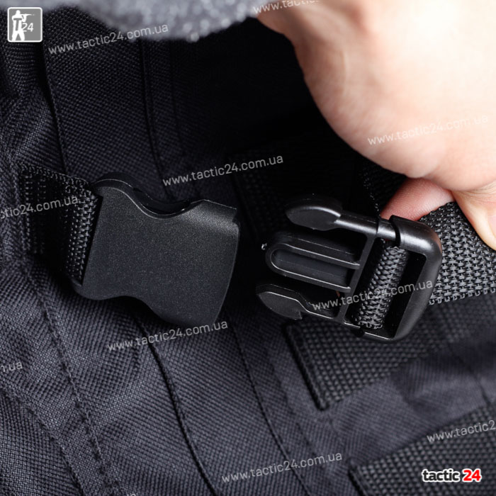 Военный тактический рюкзак Полиция черный 40л  в военторг tactic24.com.ua